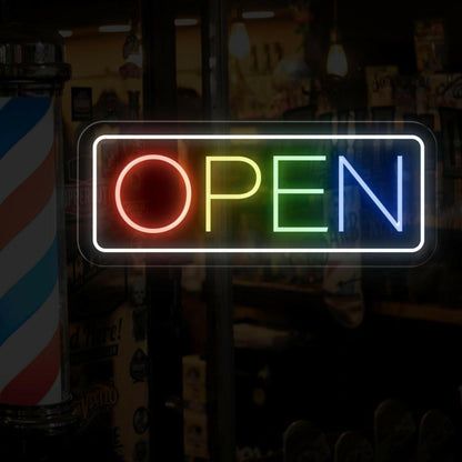 Rainbow Open Led Neon Sign | Shineneon