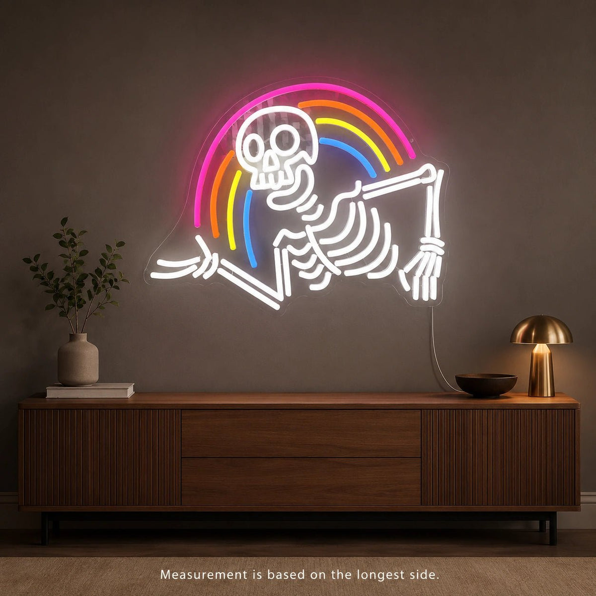 Rainbow Skull LED Neon Sign - Shineneon