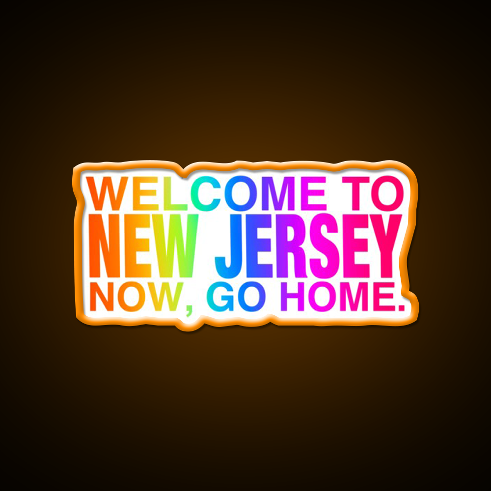 Rainbow Welcome To New Jersey Asian Cultural Led Neon Sign Rgb Color - LED neon sign view 6