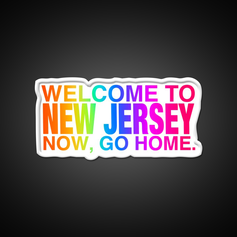 Rainbow Welcome To New Jersey Asian Cultural Led Neon Sign Rgb Color - LED neon sign view 11