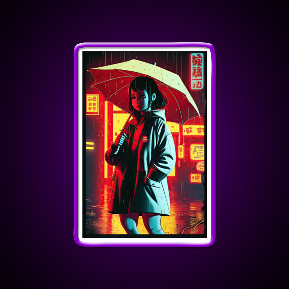Rainy Nights Downtown Asian Cultural Led Neon Sign Rgb Color - LED neon sign view 9