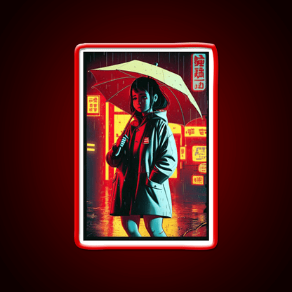 Rainy Nights Downtown Asian Cultural Led Neon Sign Rgb Color - Shineneon