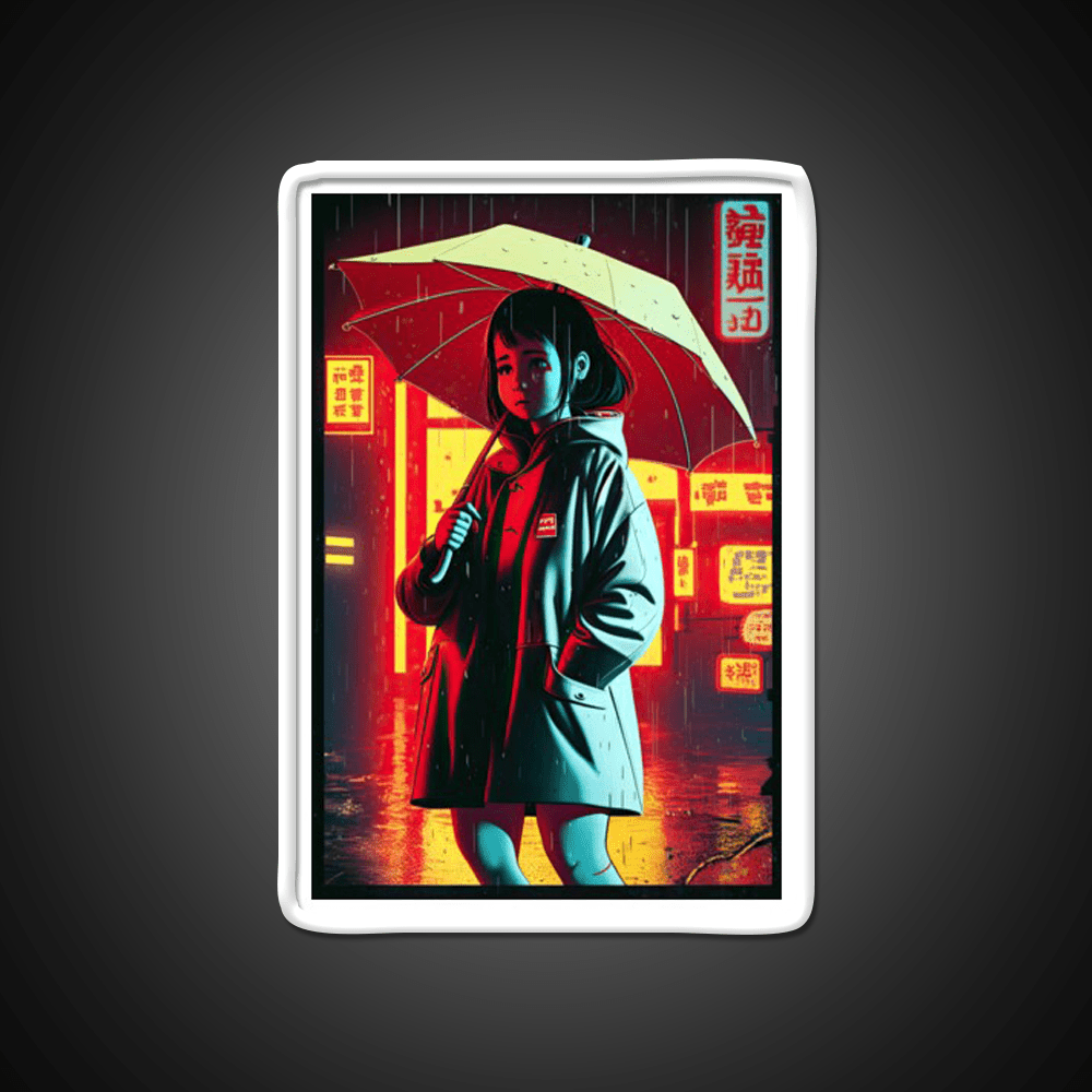 Rainy Nights Downtown Asian Cultural Led Neon Sign Rgb Color - Shineneon