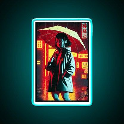 Rainy Nights Downtown Asian Cultural Led Neon Sign Rgb Color - Shineneon