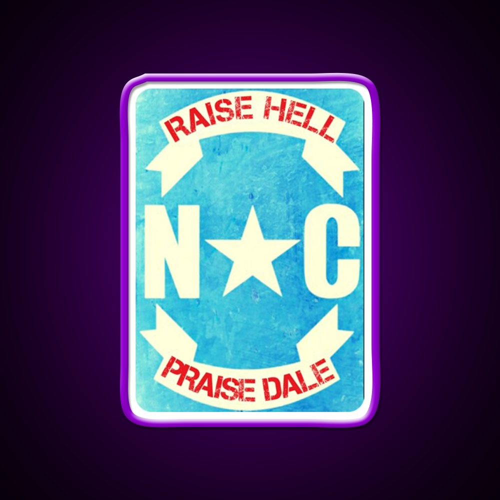Raise Hell Praise Dale Beer Bar Decor Led Neon Sign Rgb Color - LED neon sign view 9