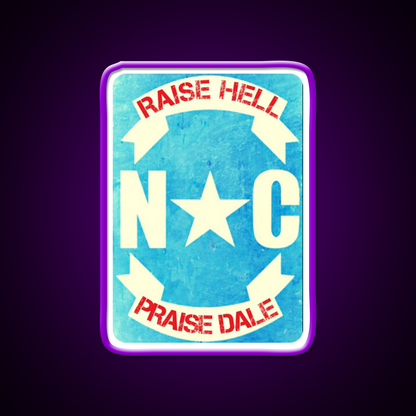 Raise Hell Praise Dale Beer Bar Decor Led Neon Sign Rgb Color - LED neon sign view 9