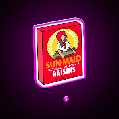 Raisin Box Snack Food Led Neon Sign Rgb Color - Shineneon