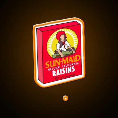 Raisin Box Snack Food Led Neon Sign Rgb Color - Shineneon