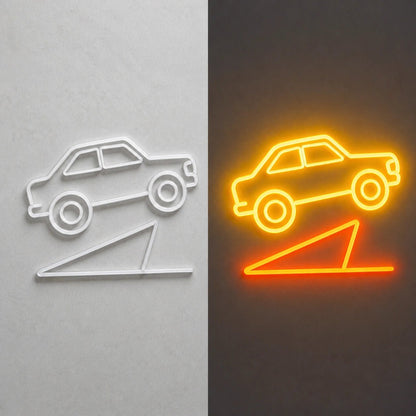Rally Car Garage Vintage LED Neon Sign - Shineneon