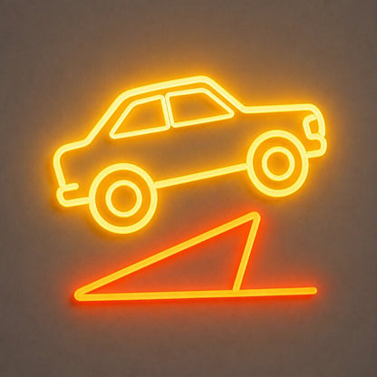 Rally Car Garage Vintage LED Neon Sign - Shineneon