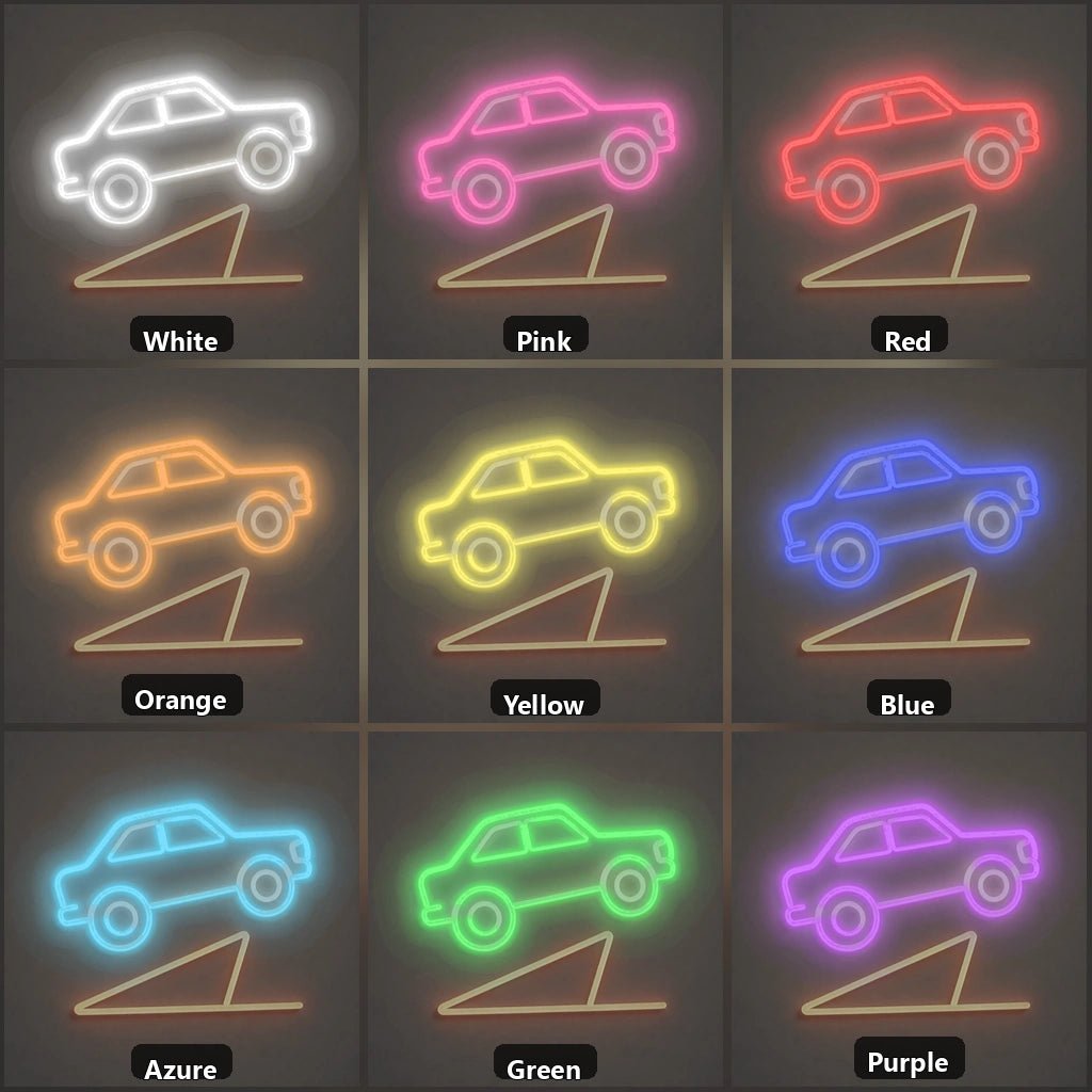 Rally Car Garage Vintage LED Neon Sign - Shineneon