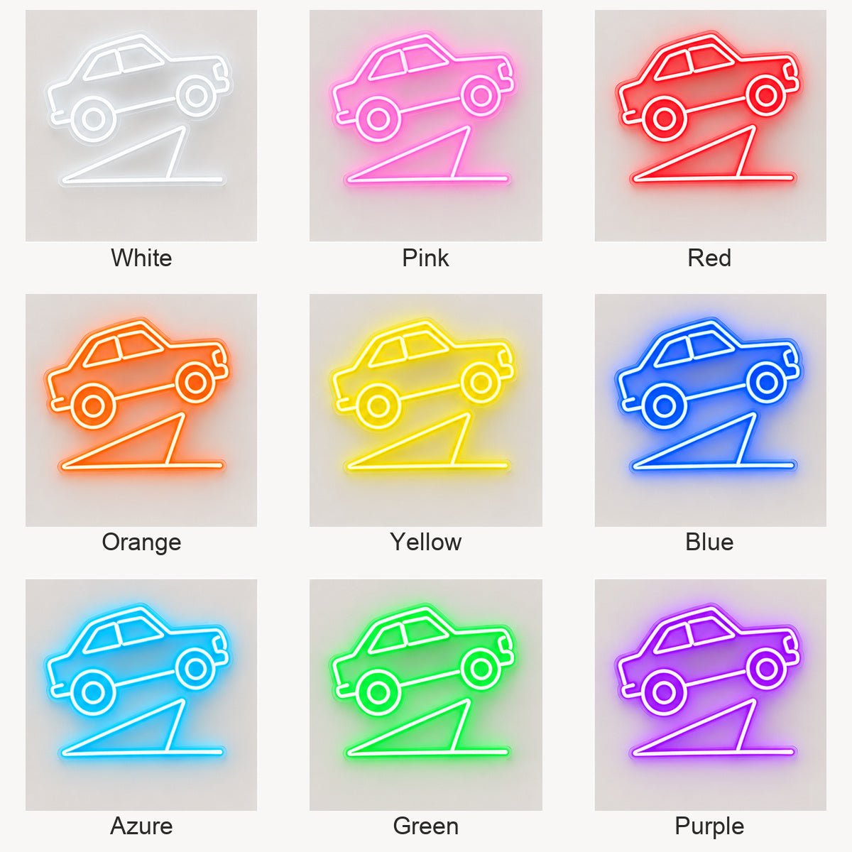 Rally Car Garage Vintage LED Neon Sign Garage Neon Sign - Shineneon