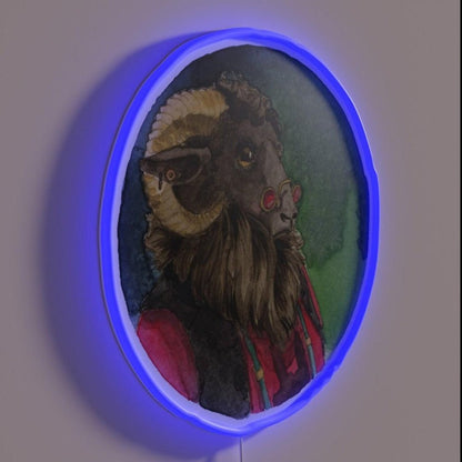 Ram With Dungarees Rgb Led Neon Sign - Shineneon