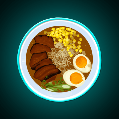 Ramen Bowl Cartoon Led Neon Sign Chinese Food Rgb Color - Shineneon