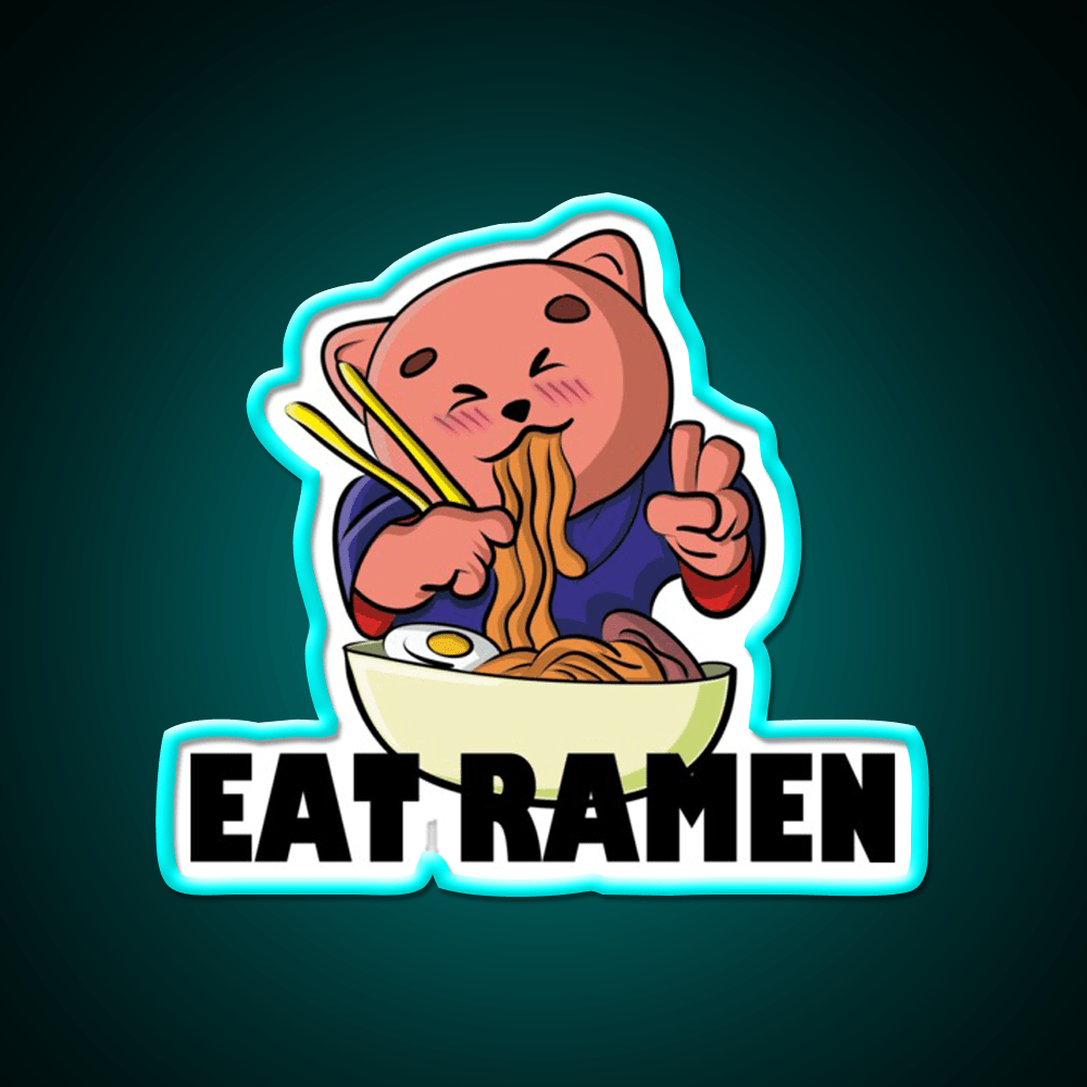 Ramen Cup Of Japanese Gift Led Neon Sign Chinese Food Rgb Color - Shineneon
