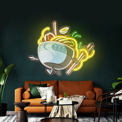 Ramen Eating Sushi Led Neon Sign Light Custom Led Signs - Shineneon
