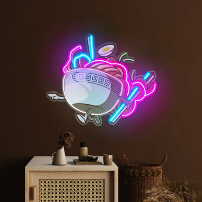Ramen Eating Sushi Led Neon Sign Light Custom Led Signs - Shineneon