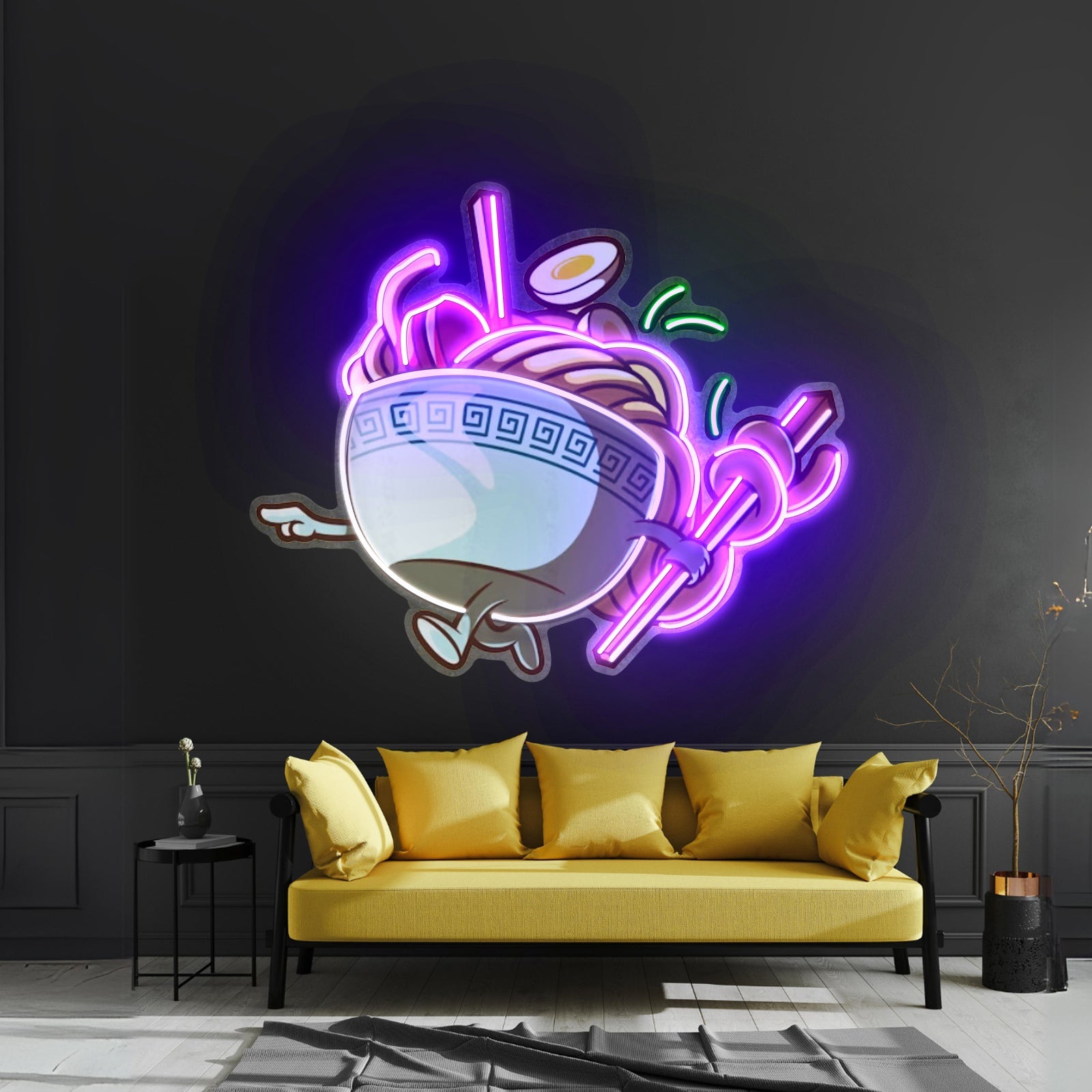 Ramen Eating Sushi Led Neon Sign Light Custom Led Signs - Shineneon
