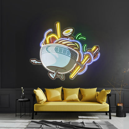 Ramen Eating Sushi Led Neon Sign Light Custom Led Signs - Shineneon