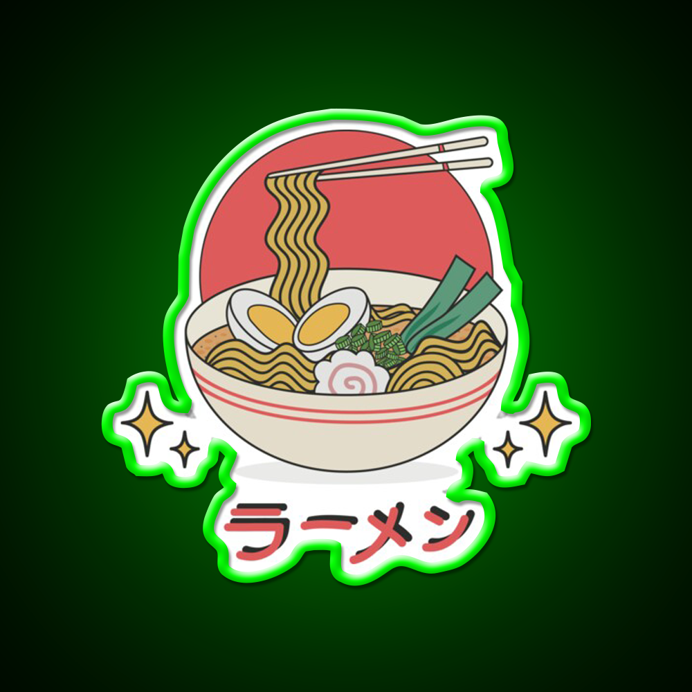 Ramen Food Led Neon Sign Chinese Food Rgb Color