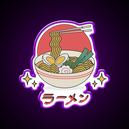 Ramen Food Led Neon Sign Chinese Food Rgb Color