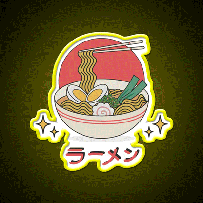 Ramen Food Led Neon Sign Chinese Food Rgb Color