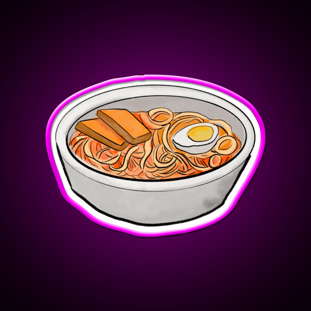 Ramen Japanese Noodle Soup Asian Cultural Led Neon Sign Rgb Color - Shineneon