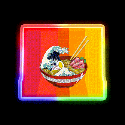 Ramen Led Neon Sign Chinese Food Rgb Color