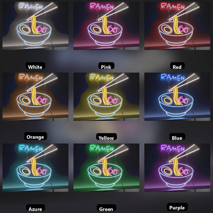 Ramen LED Neon Sign Wall Neon Sign - 05 Color Grid