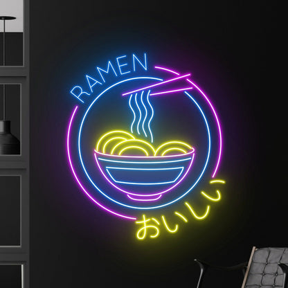 Ramen Neon Led Sign Ramen Japanese Logo Decor Ramen Hanging Led Neon | Shineneon