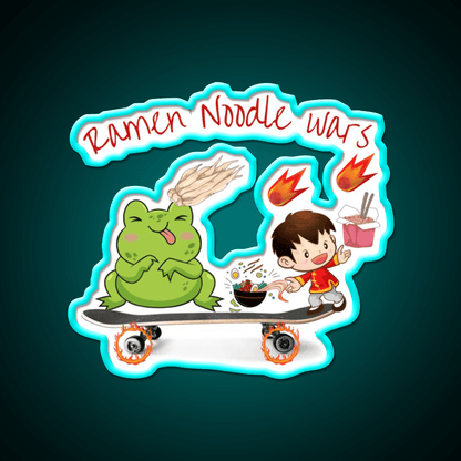 Ramen Noodle Wars Led Neon Sign Chinese Food Rgb Color - Shineneon
