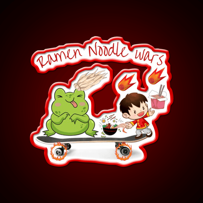 Ramen Noodle Wars Led Neon Sign Chinese Food Rgb Color - Shineneon