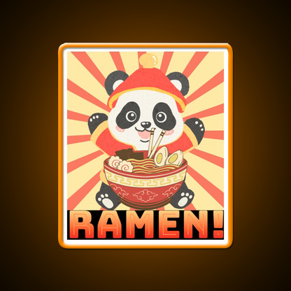 Ramen Panda Led Neon Sign Chinese Food Rgb Color - LED neon sign view 6