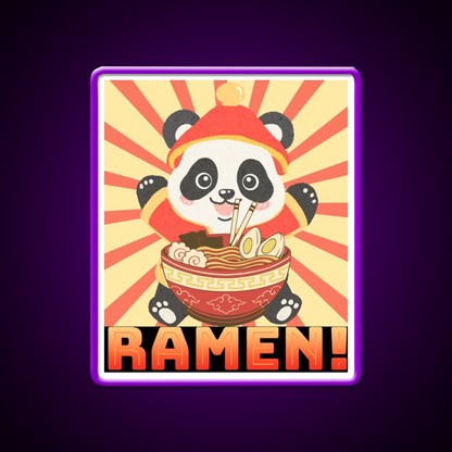 Ramen Panda Led Neon Sign Chinese Food Rgb Color - LED neon sign view 9