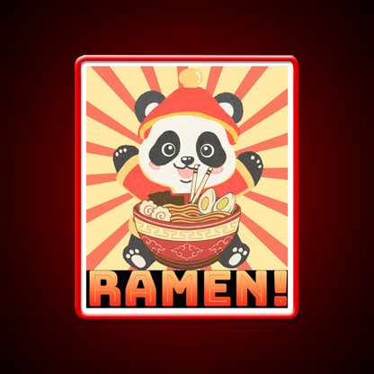 Ramen Panda Led Neon Sign Chinese Food Rgb Color - LED neon sign view 10