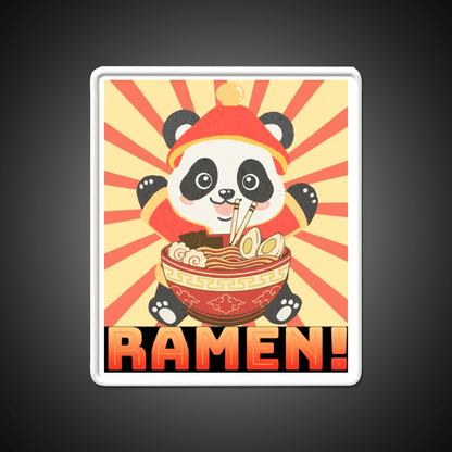 Ramen Panda Led Neon Sign Chinese Food Rgb Color - Shineneon