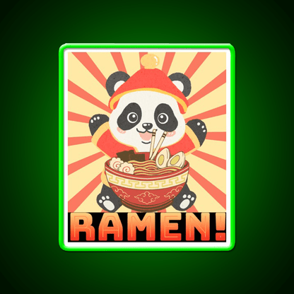 Ramen Panda Led Neon Sign Chinese Food Rgb Color - Shineneon
