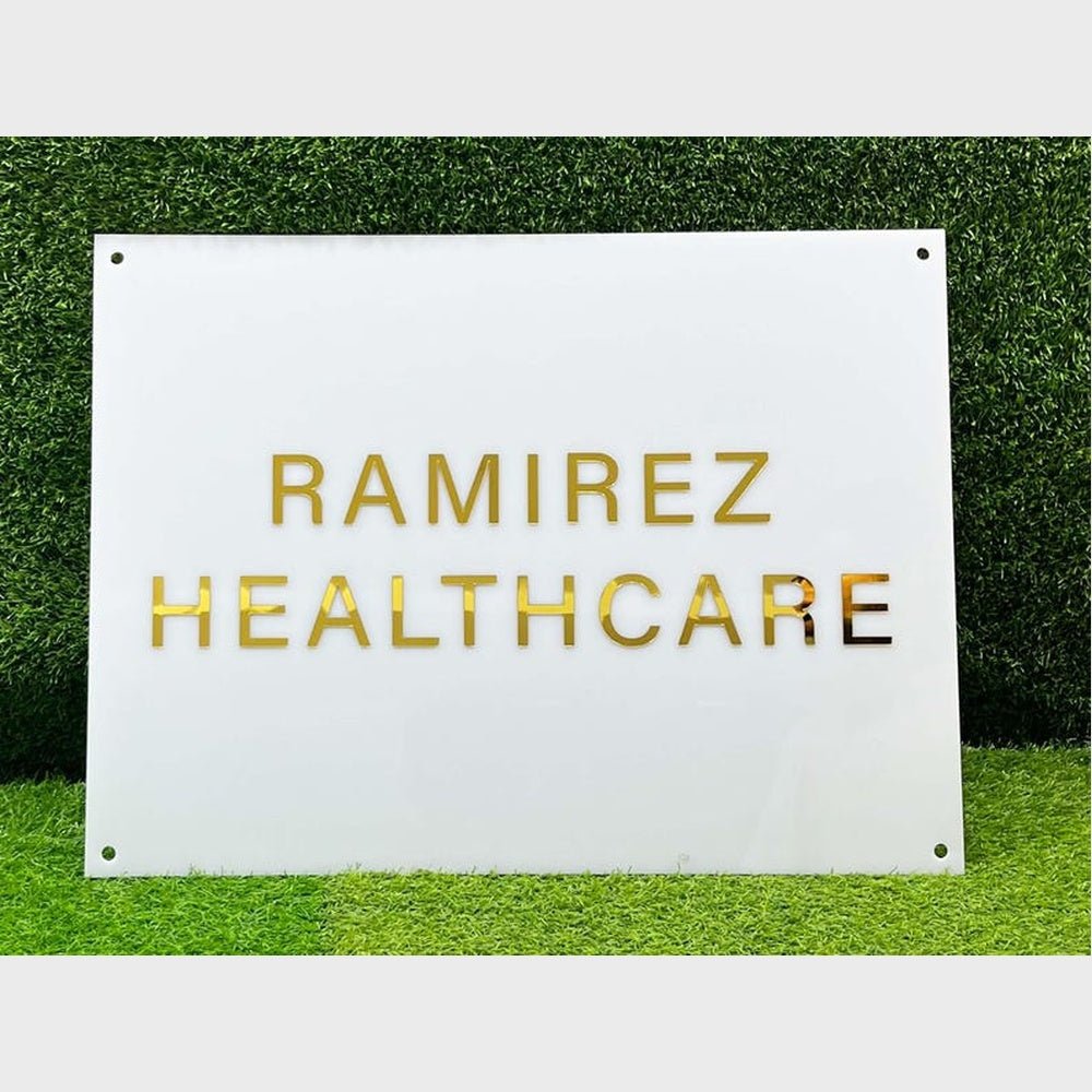 Ramirez Healthcare Acrylic Business Logo Sign - Shineneon