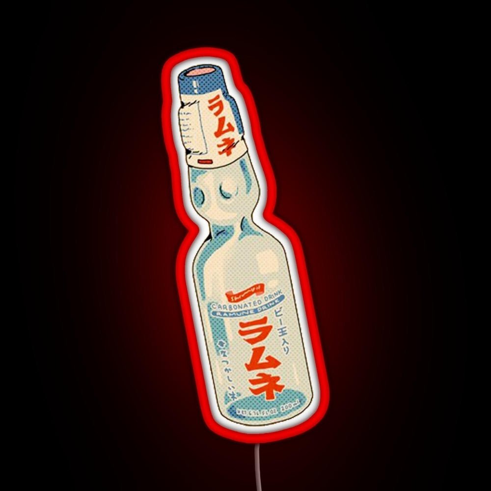 Ramune Japanese Soda Bottle Rgb Neon Sign - Shineneon