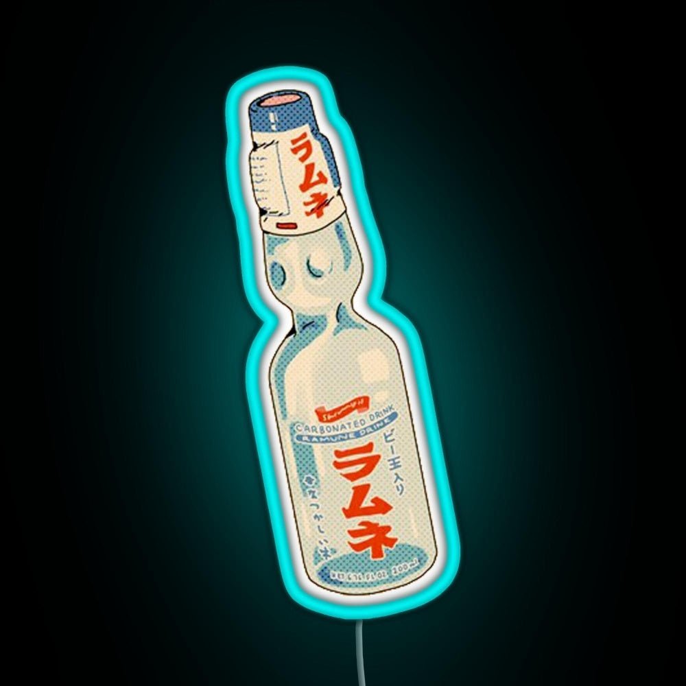 Ramune Japanese Soda Bottle Rgb Neon Sign - Shineneon