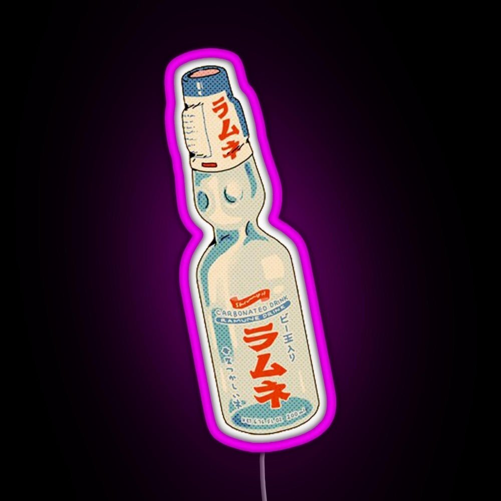 Ramune Japanese Soda Bottle Rgb Neon Sign - Shineneon