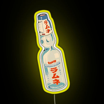 Ramune Japanese Soda Bottle Rgb Neon Sign - Shineneon