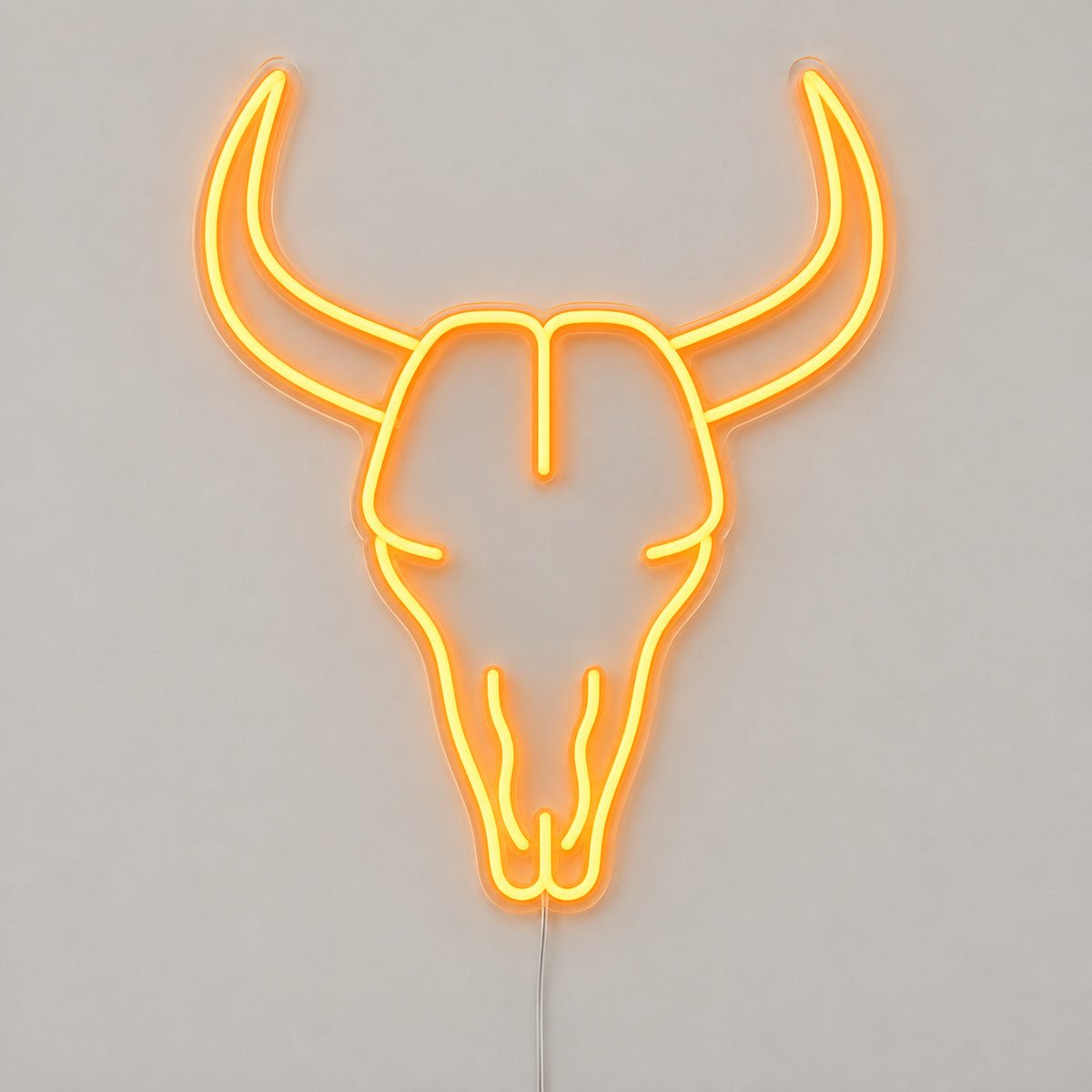 Ranch Bull Skull Vintage LED Neon Sign Garage Neon Sign - Shineneon