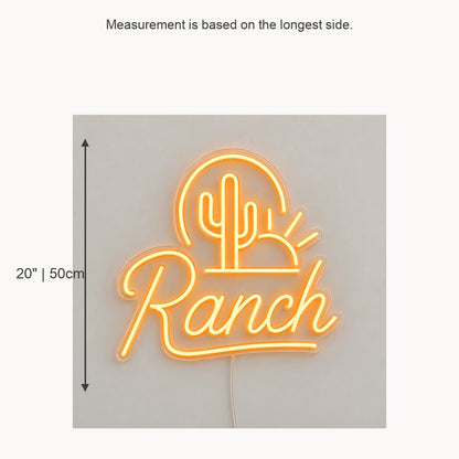 Ranch Cactus Sunset Vintage LED Neon Sign Garage Neon Sign - Shineneon