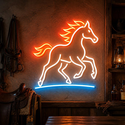 Ranch Horse Vintage LED Neon Sign high-converting product image
