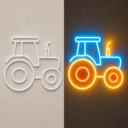 Ranch Tractor Vintage LED Neon Sign - Shineneon