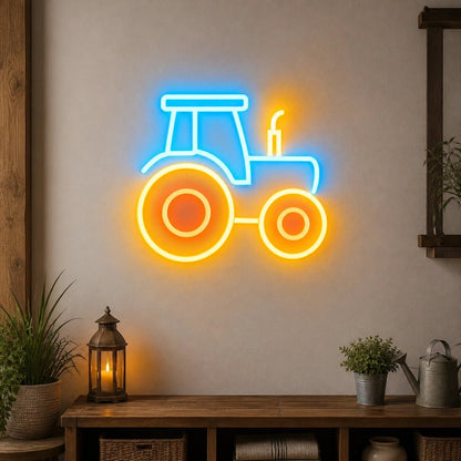 Ranch Tractor Vintage LED Neon Sign - Shineneon