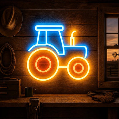 Ranch Tractor Vintage LED Neon Sign - Shineneon