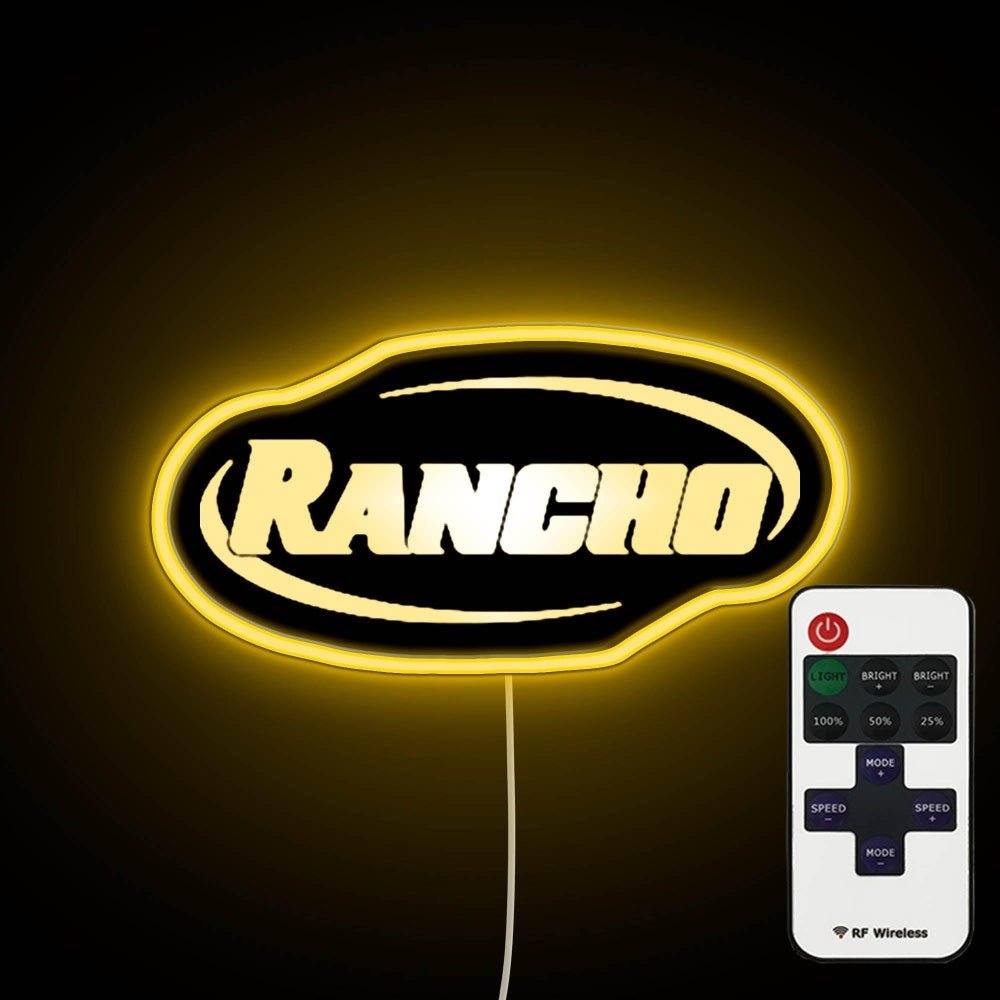Rancho Suspension Logo Neon Sign - Shineneon