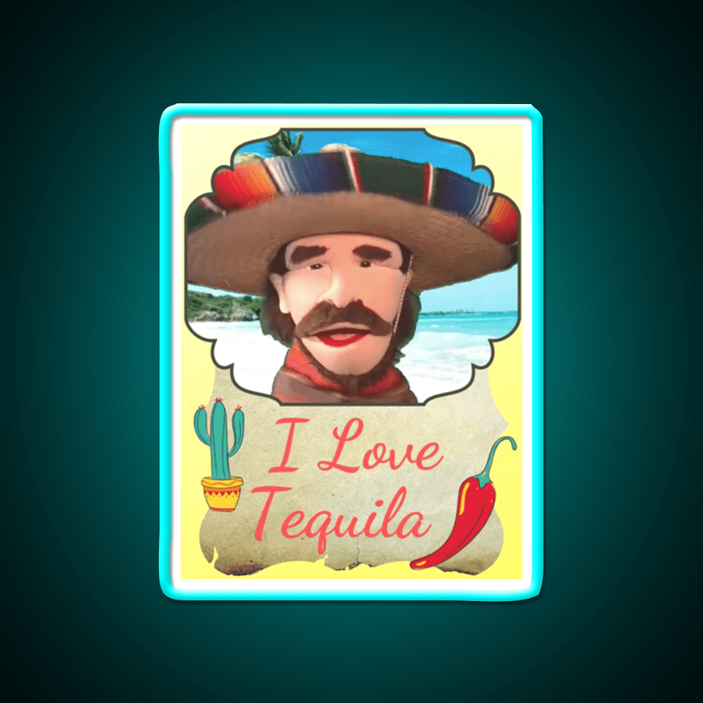 Rango I Love Tequila By Portland Puppets Party Drink Tequila Led Neon Sign Rgb Color - Shineneon